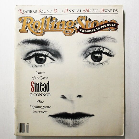 Sinead O'Connor - Vintage Rolling Stone Magazine - March 7 1991, Issue 599 - Picture 1 of 4